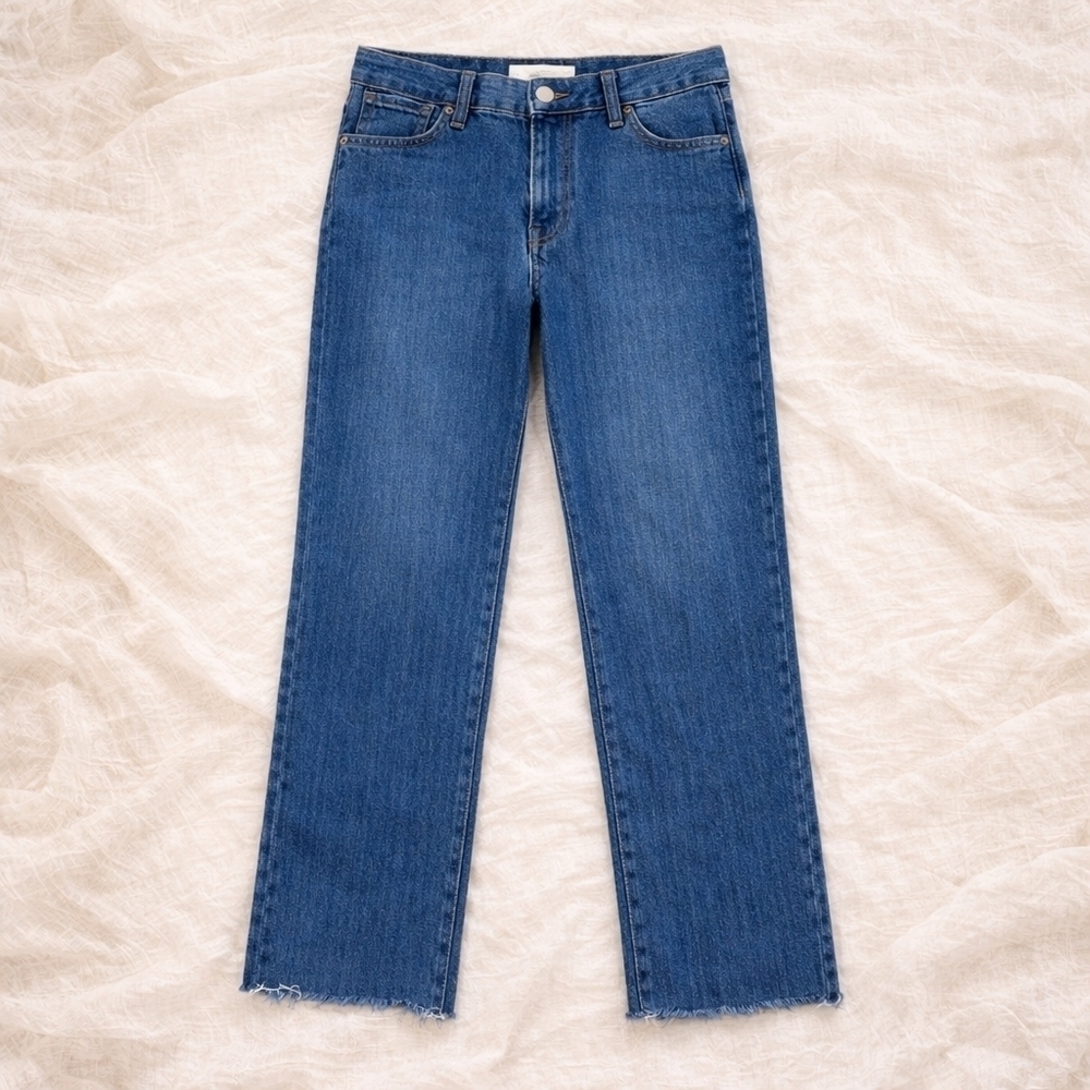Frank & Eileen Kinsale Trousers High Rise Denim Jeans Sailor Pants 1977 Wash